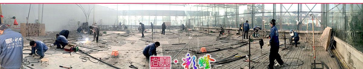 尚美彩燈車間生產(chǎn)現(xiàn)場 自貢尚美彩燈車間生產(chǎn)現(xiàn)場