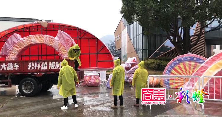 2022年春節蘇州彩燈——跨越2400公里，運輸彩燈到甲方指定安裝地